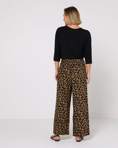 Saskia Trousers - Animal Print