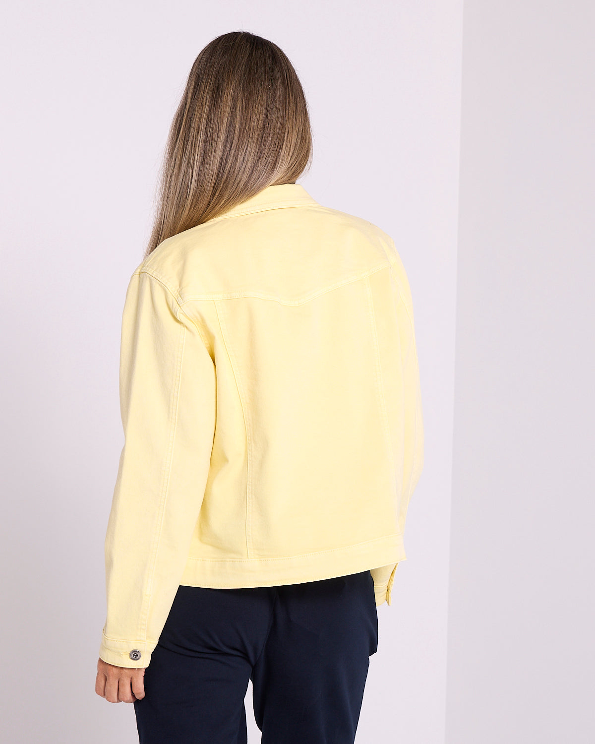 Elm Tilly Jacket Lemon | Stretch Denim Jacket – TULIO Fashion