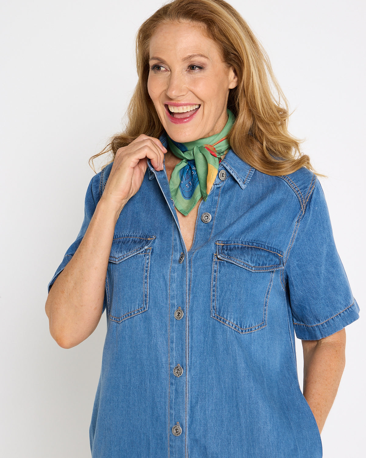 Let's Fiesta Scarf - Green