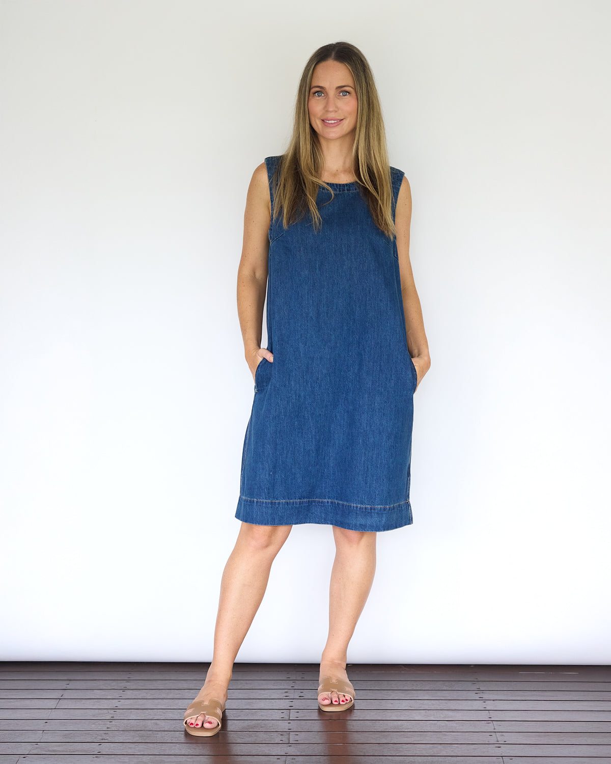 Sonny Denim Dress - Dark Blue