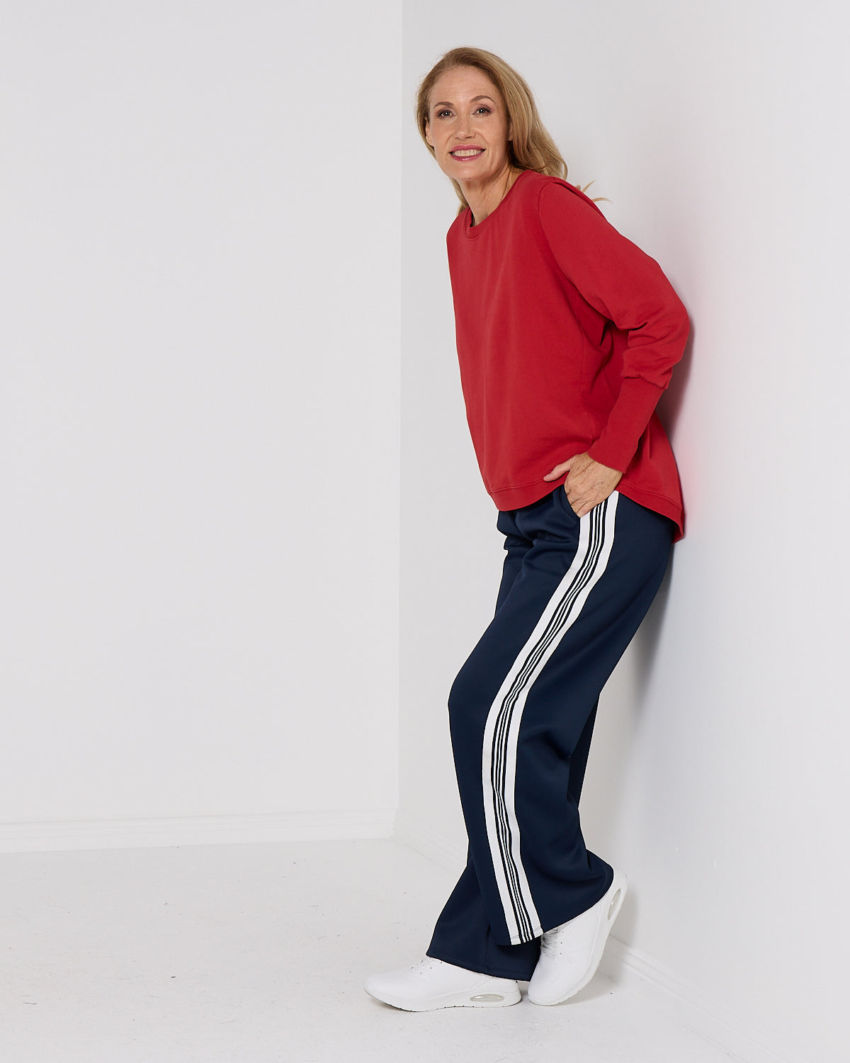 Elm York Pants Navy Wide Leg Stretch Pants – TULIO Fashion