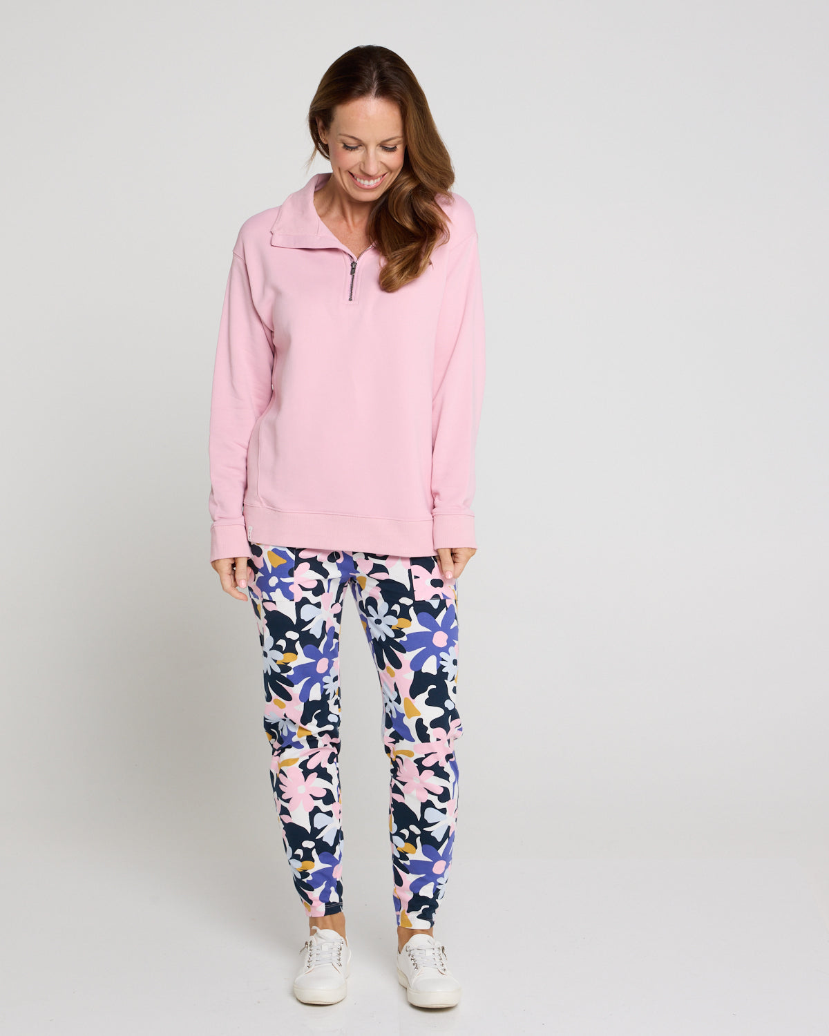 Quincy Lounge Pant - Floral Print
