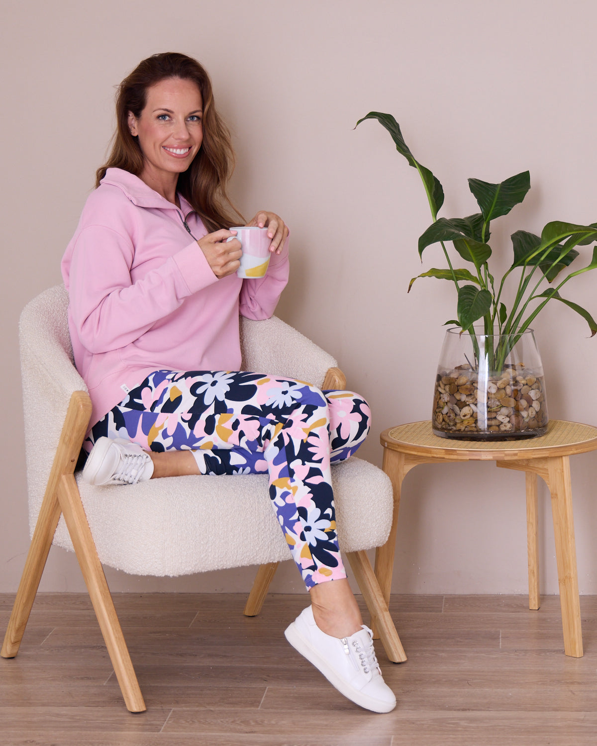 Quincy Lounge Pant - Floral Print