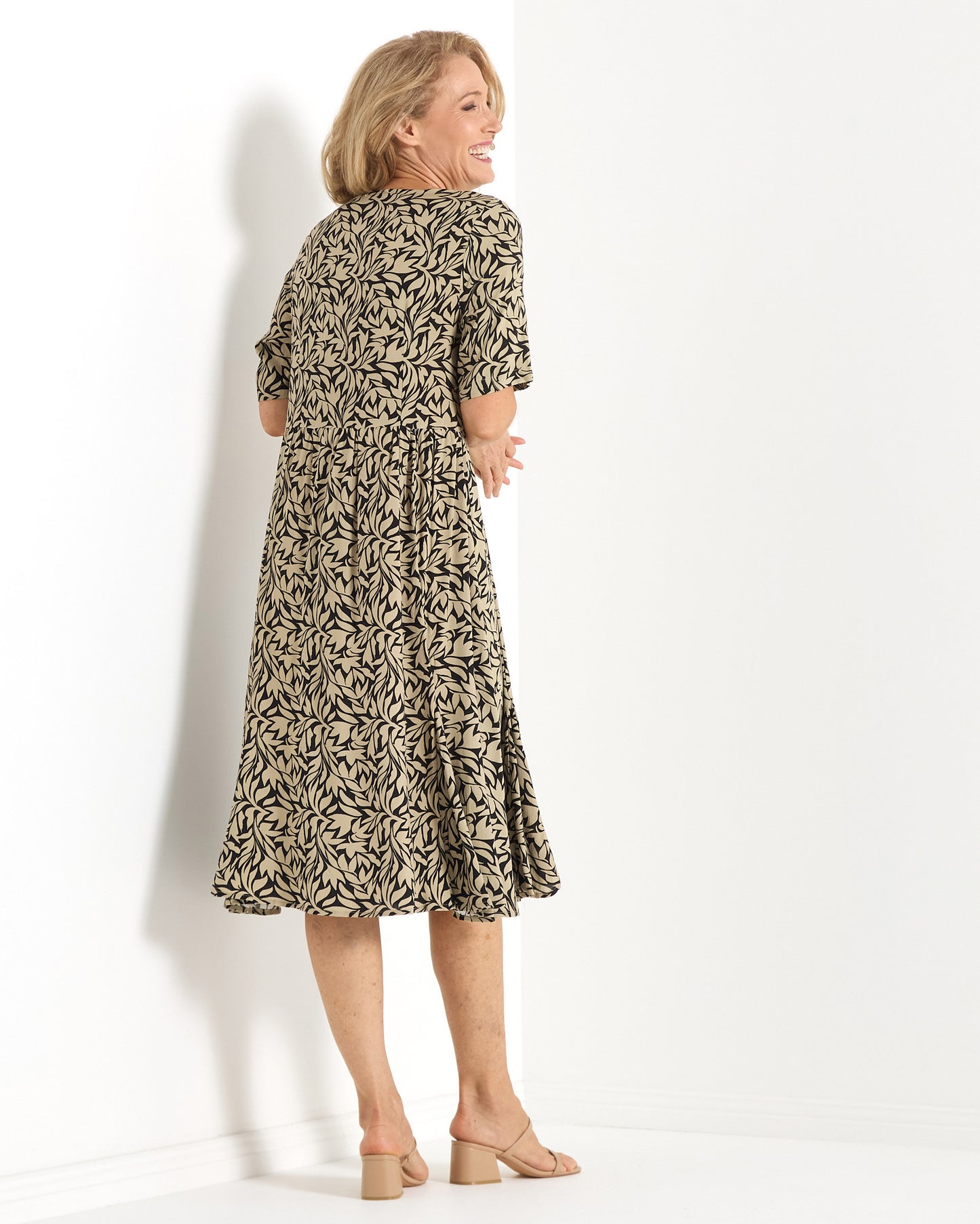 Exeter Dress - Olive Leaf