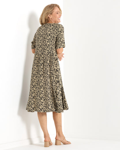 Exeter Dress - Olive Leaf