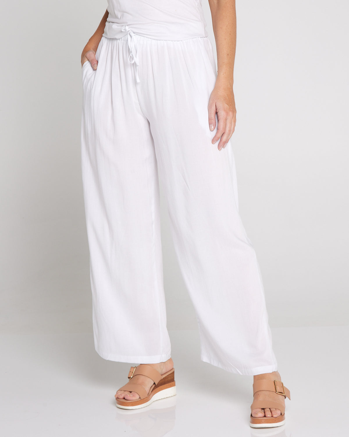 Tammy Lightweight Pants - White