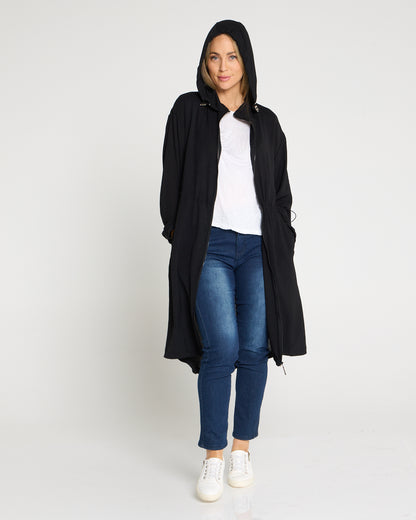 Reagan Long Jacket - Black