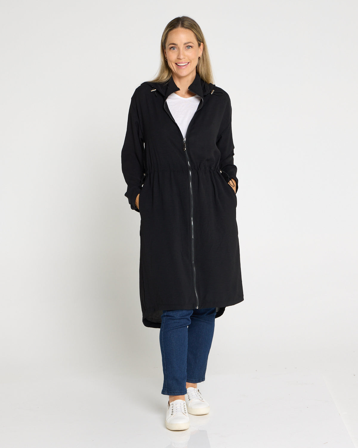 Reagan Long Jacket - Black