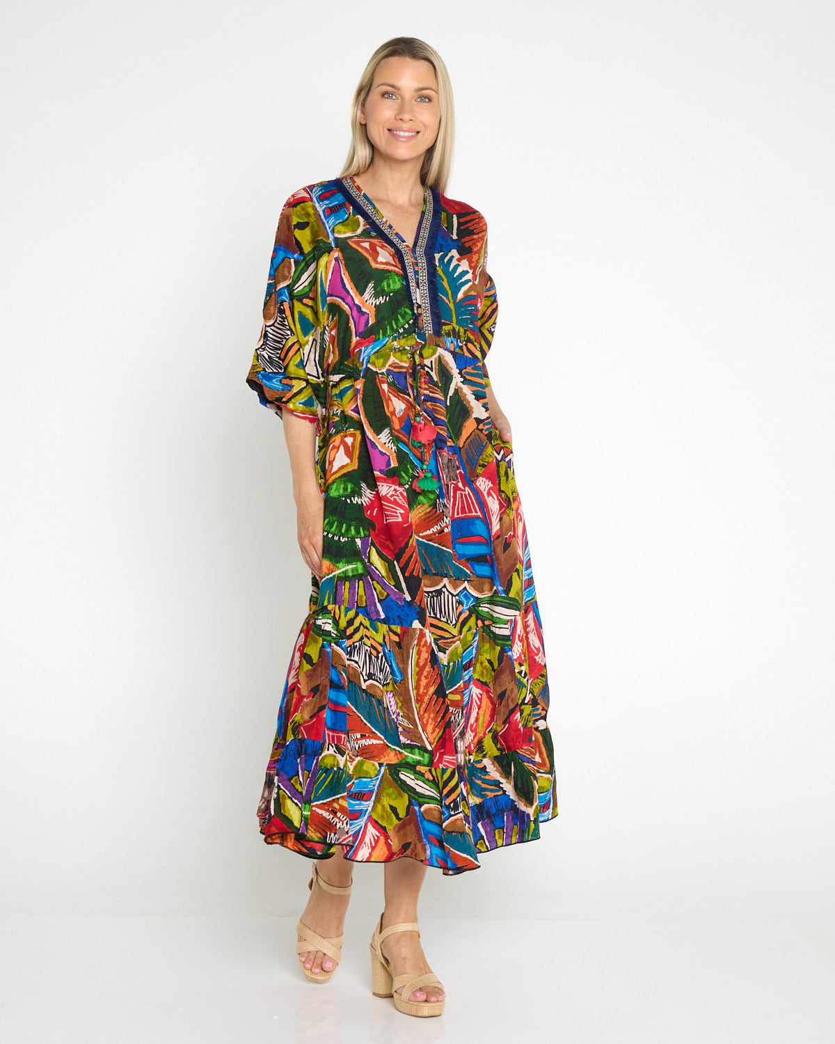 Torgua Maxi Dress - Havana Carnival
