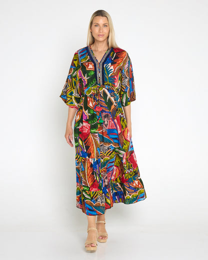 Torgua Maxi Dress - Havana Carnival