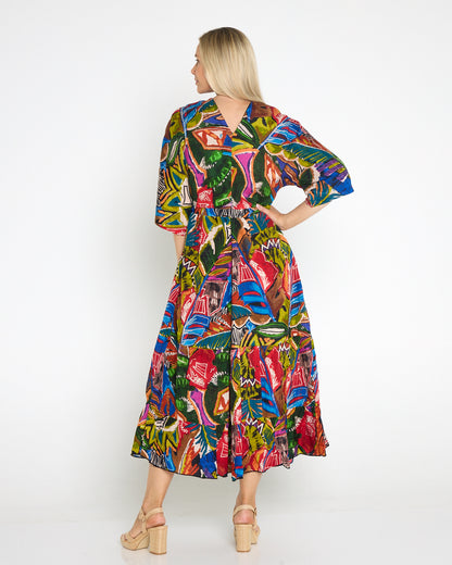 Torgua Maxi Dress - Havana Carnival
