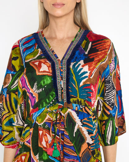 Torgua Maxi Dress - Havana Carnival