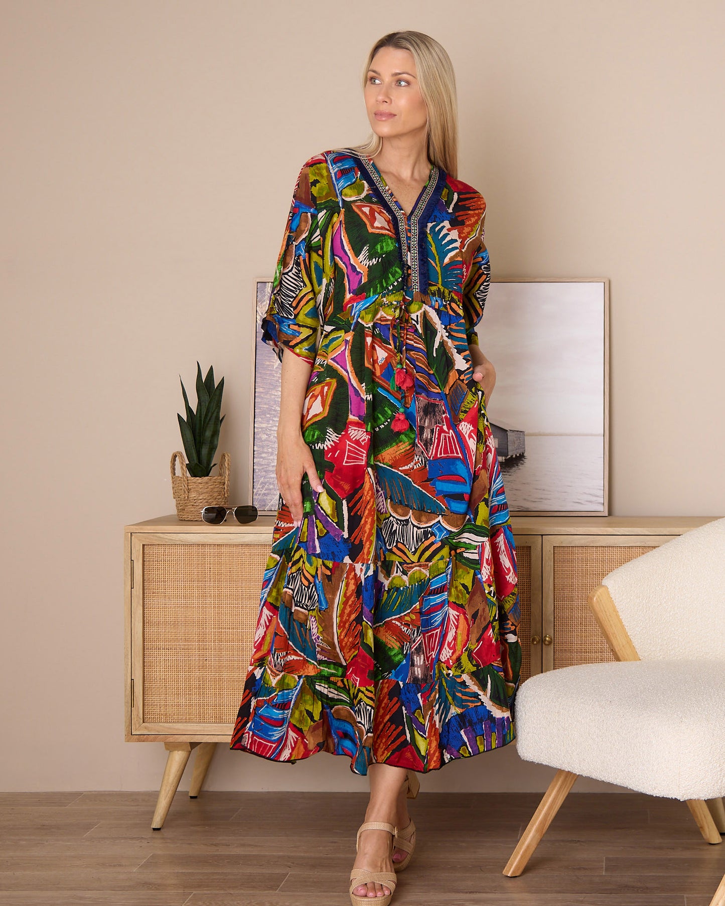 Torgua Maxi Dress - Havana Carnival