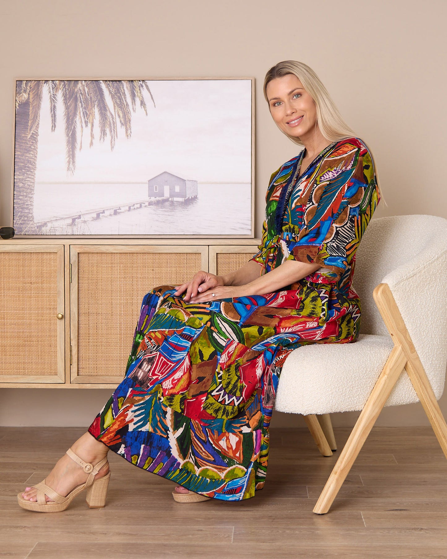 Torgua Maxi Dress - Havana Carnival