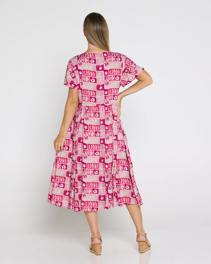 Cornwall Dress - Pink Floral