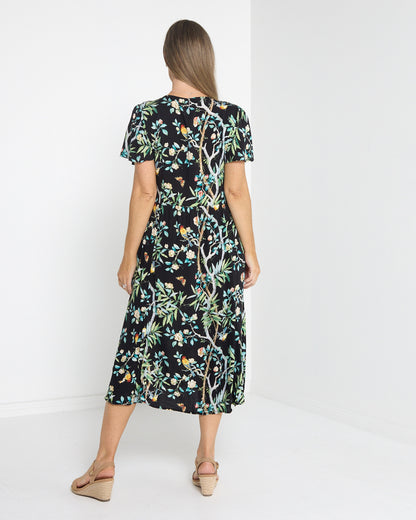 Cornwall Dress - Birds & Butterflies