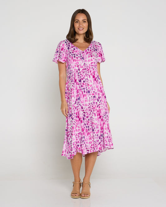 Cornwall Dress - Berry Crush