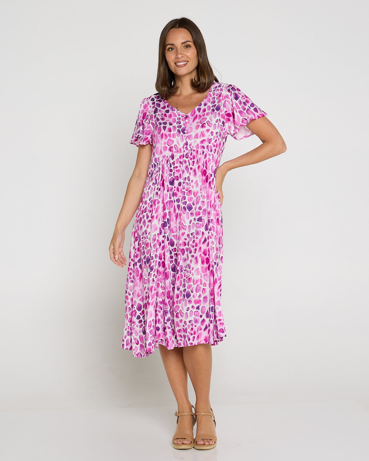 Cornwall Dress - Berry Crush
