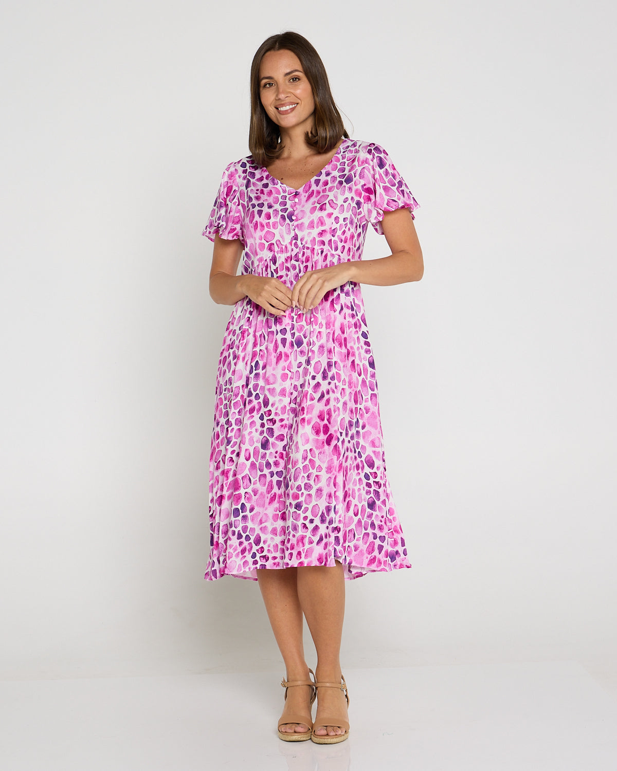 Cornwall Dress - Berry Crush