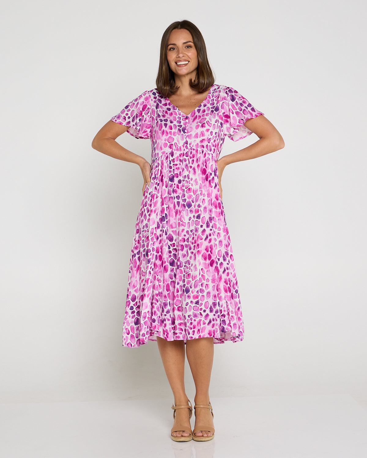 Cornwall Dress - Berry Crush