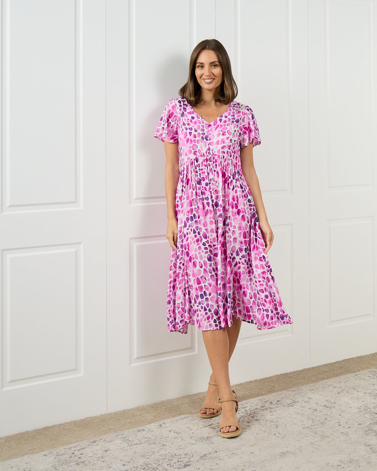 Cornwall Dress - Berry Crush