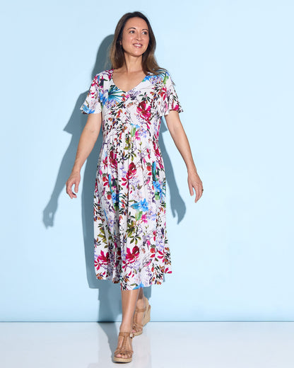 Cornwall Dress - Paradise Bloom