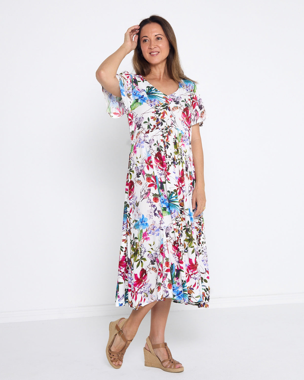 Cornwall Dress - Paradise Bloom