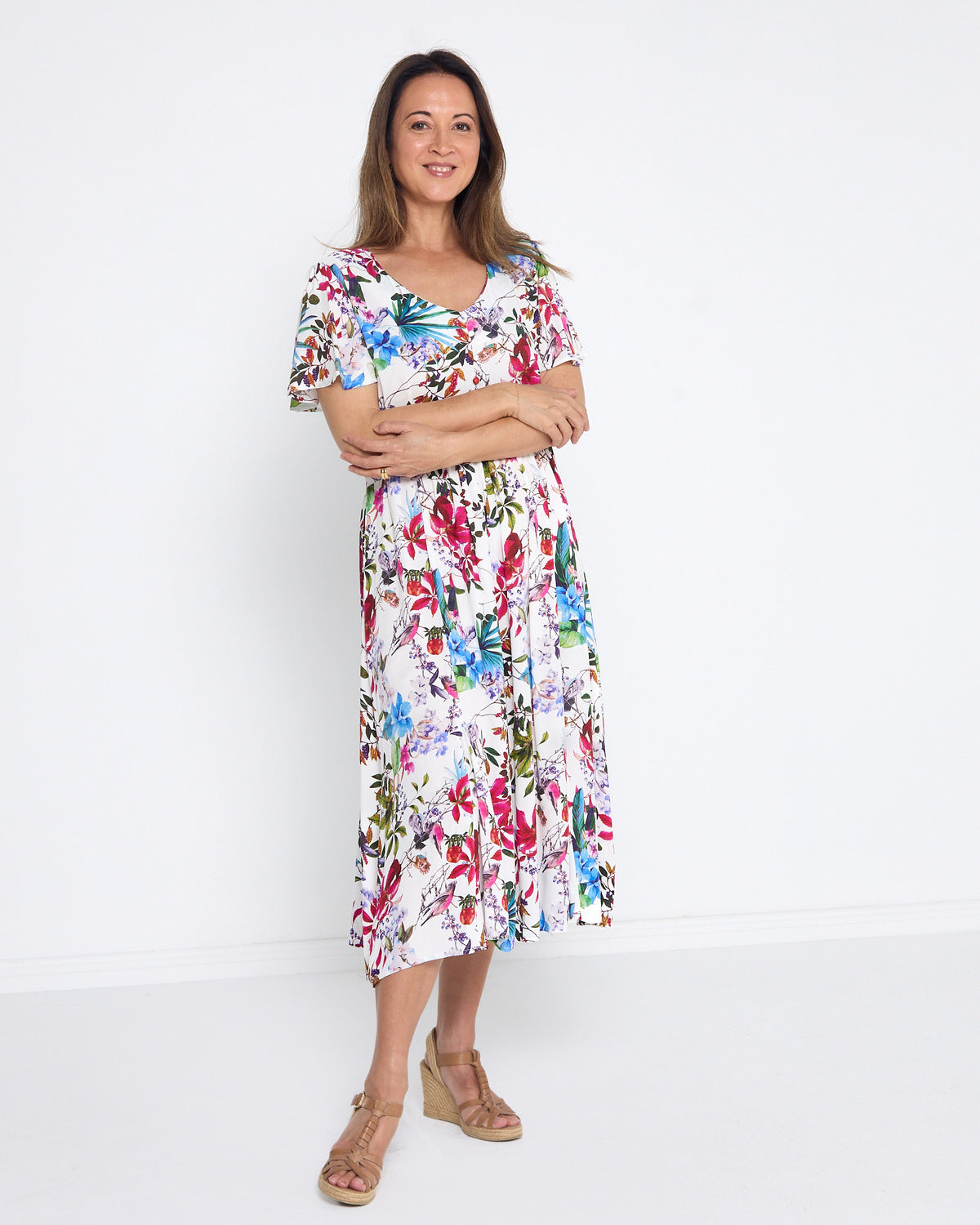 Cornwall Dress - Paradise Bloom