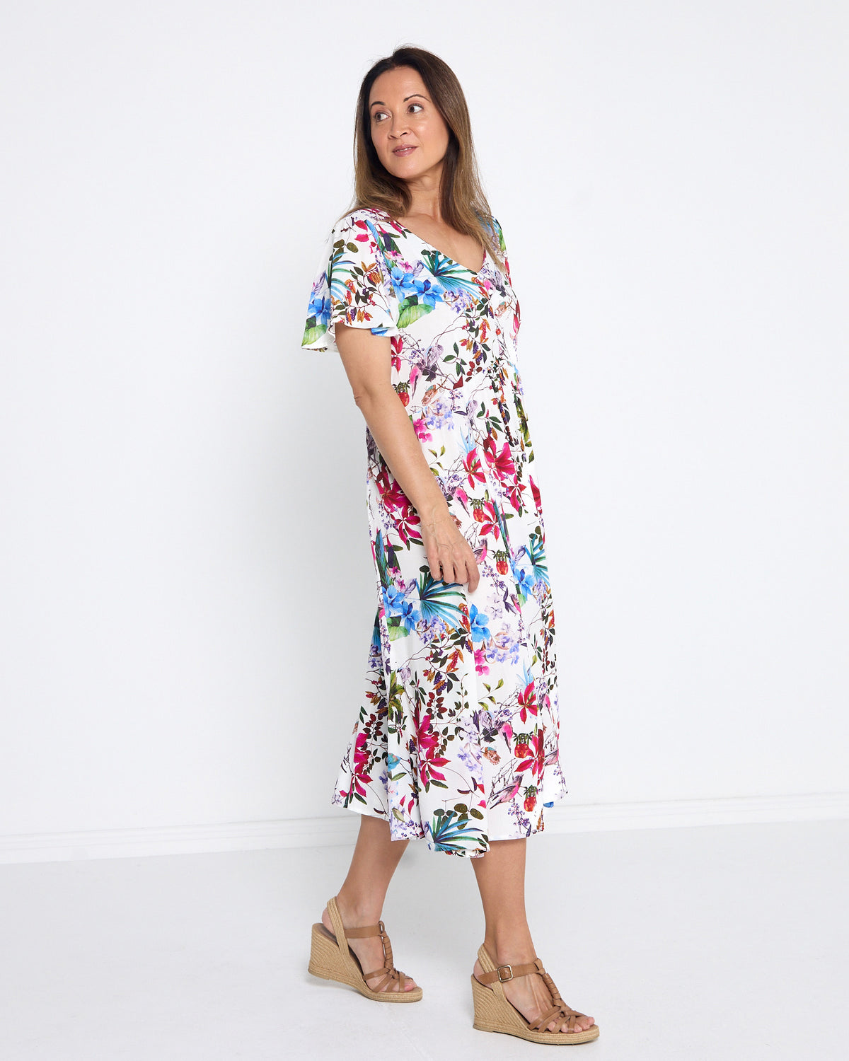 Cornwall Dress - Paradise Bloom