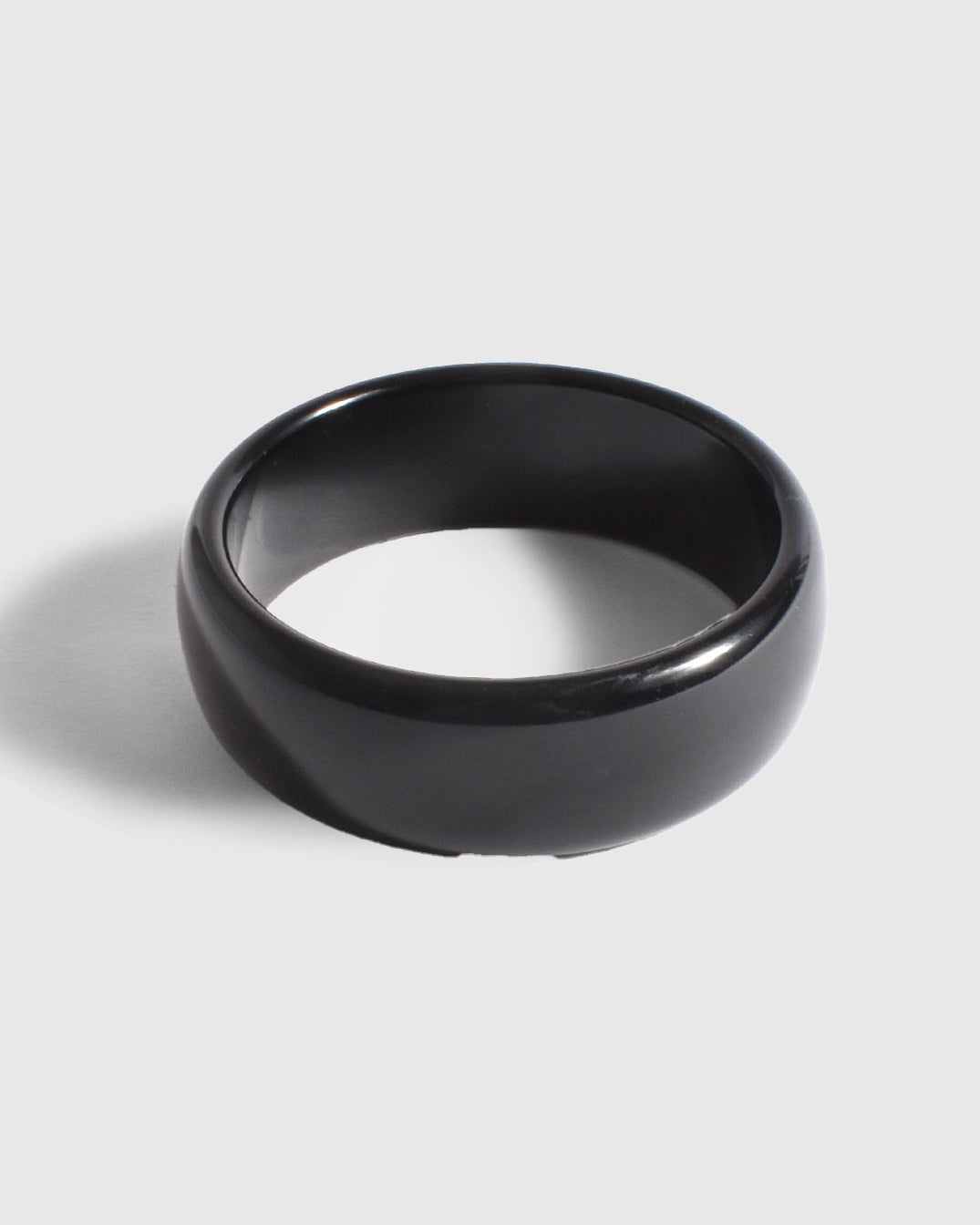 Riley Resin Bangle - Black