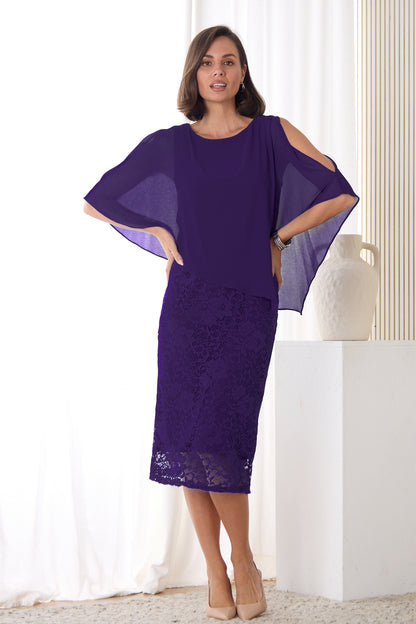 Abigail Dress - Purple