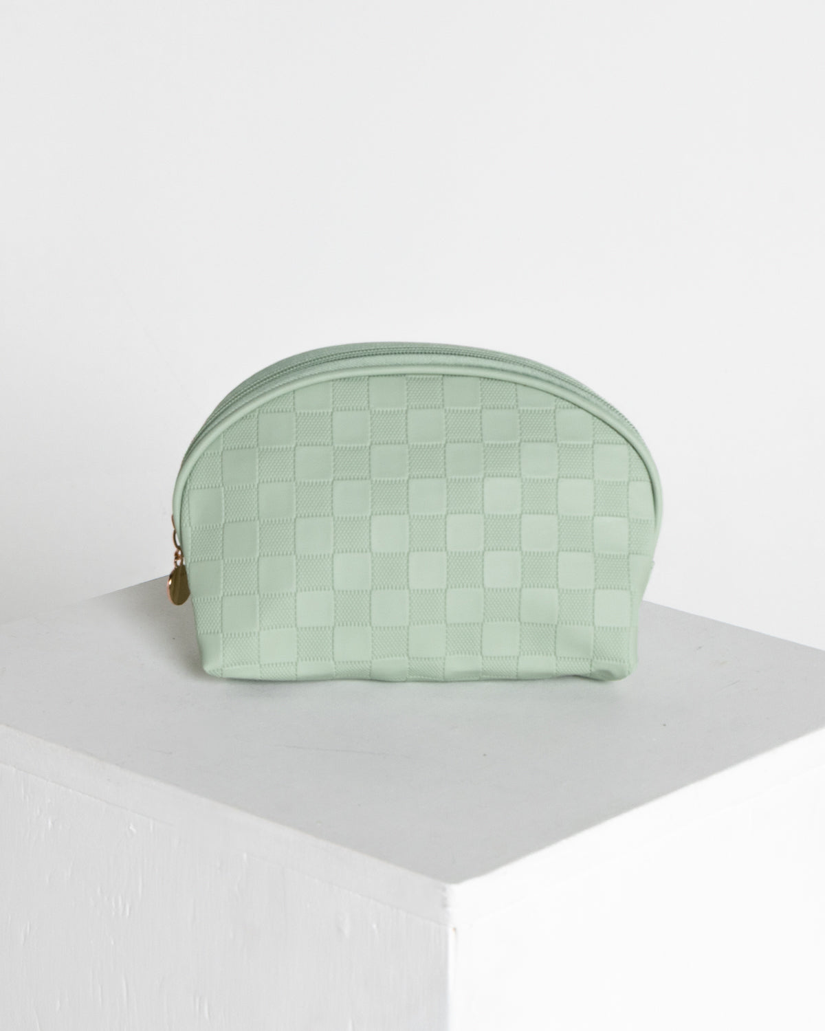 Accord Cosmetic Case - Sage Check