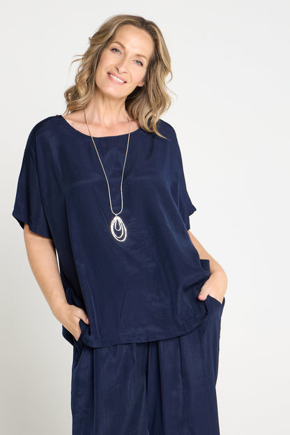 Adalee Top - Navy