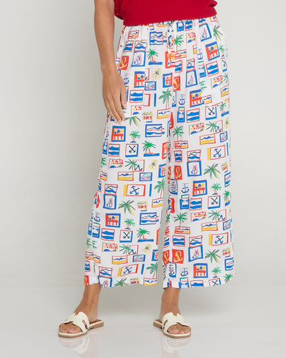 Aiko Lightweight Pants - Coastal Postcard