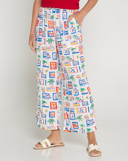 Aiko Lightweight Pants - Coastal Postcard