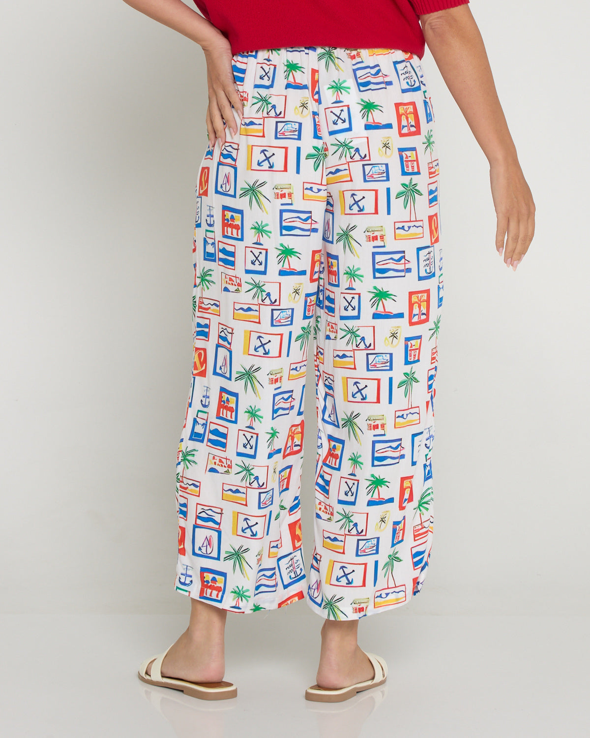 Aiko Lightweight Pants - Coastal Postcard
