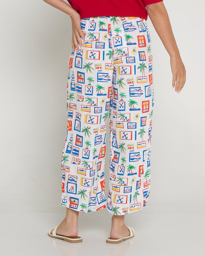 Aiko Lightweight Pants - Coastal Postcard