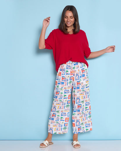 Aiko Lightweight Pants - Coastal Postcard