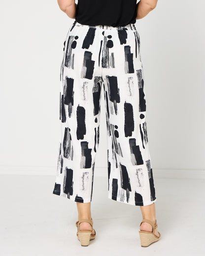 Aiko Linen Pants - Ink Wash