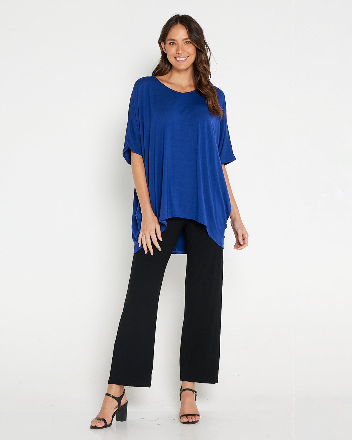 Alana Bamboo Top - Royal Blue
