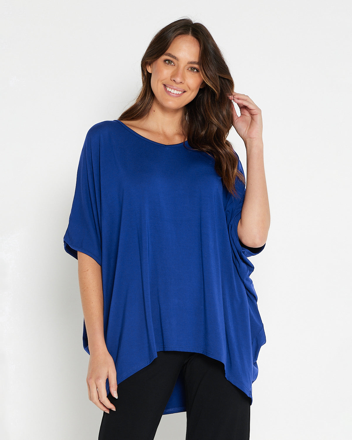 Alana Bamboo Top - Royal Blue