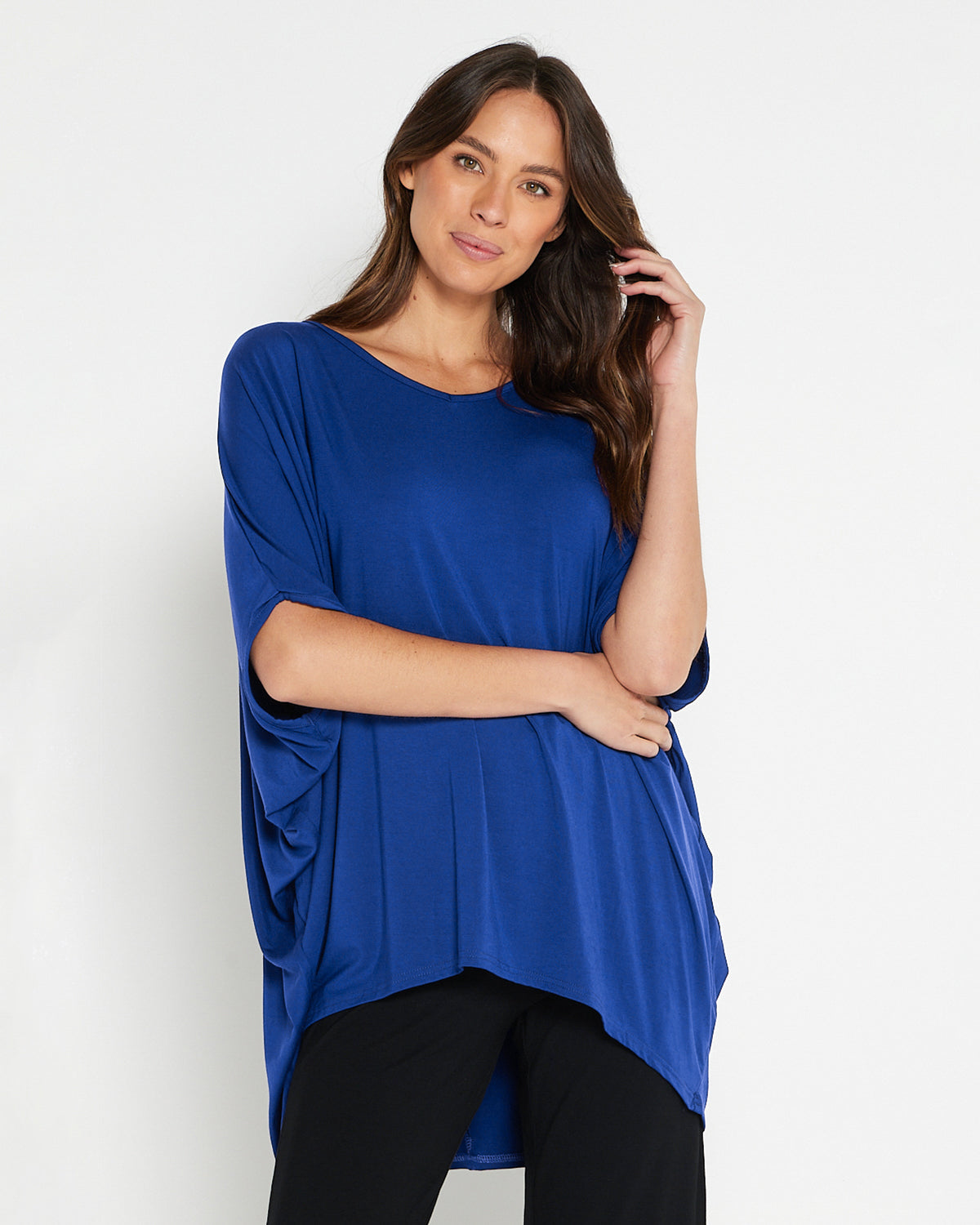 Alana Bamboo Top - Royal Blue