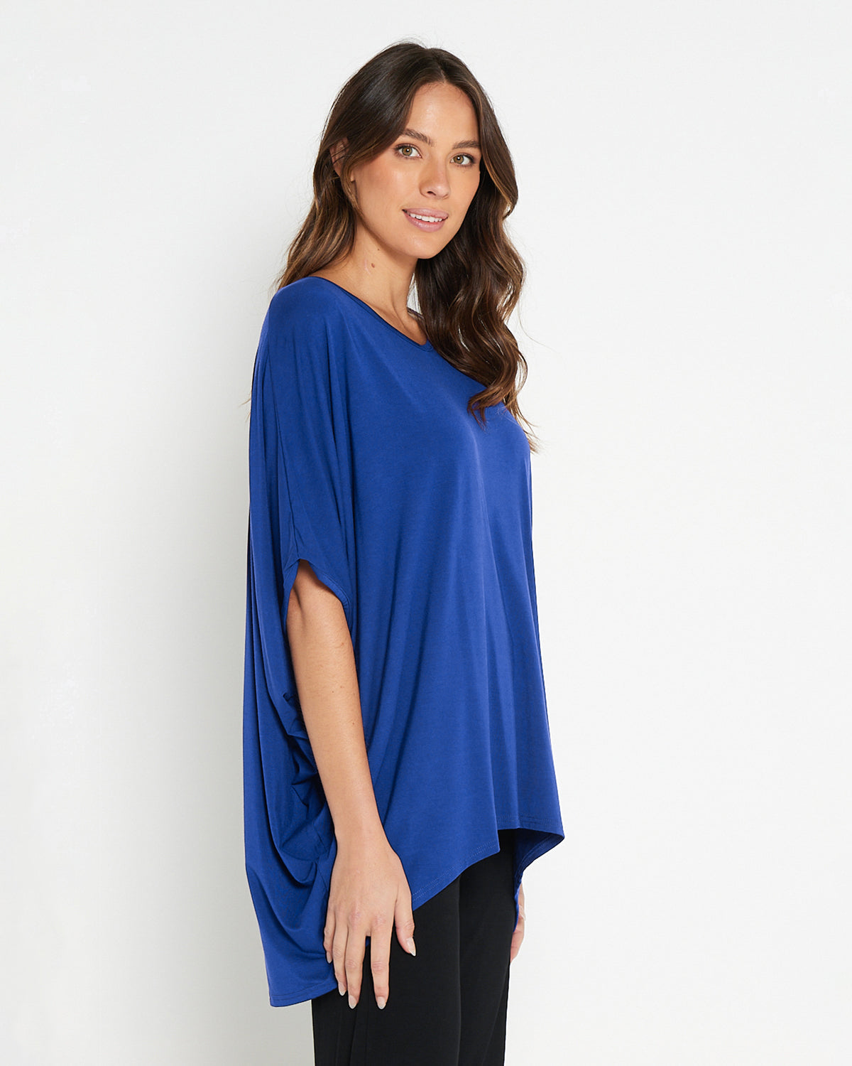 Alana Bamboo Top - Royal Blue