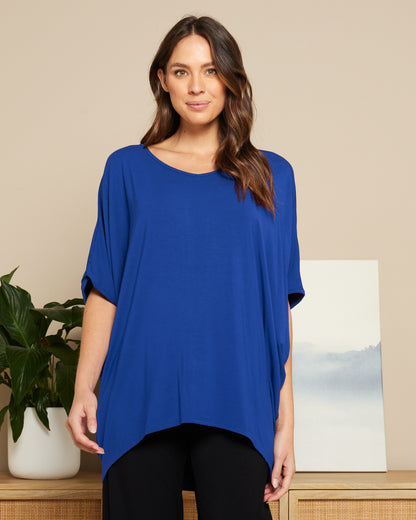 Alana Bamboo Top - Royal Blue