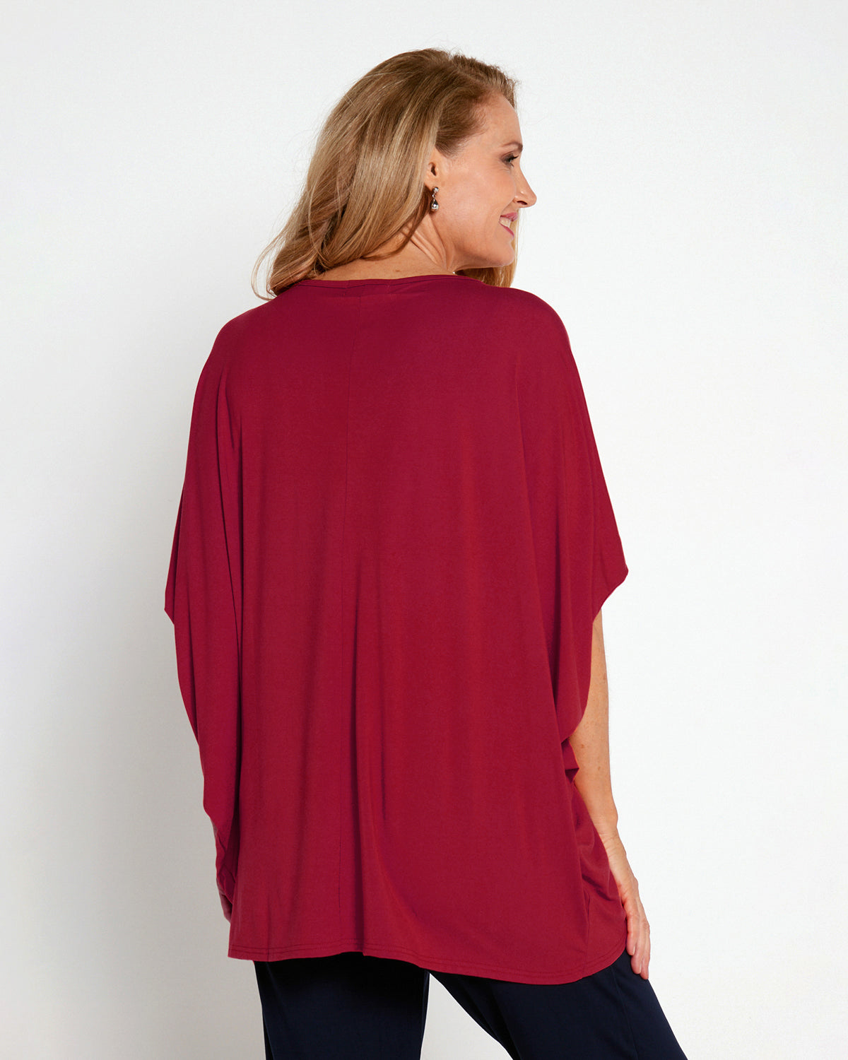 Alana Bamboo Top - Maroon