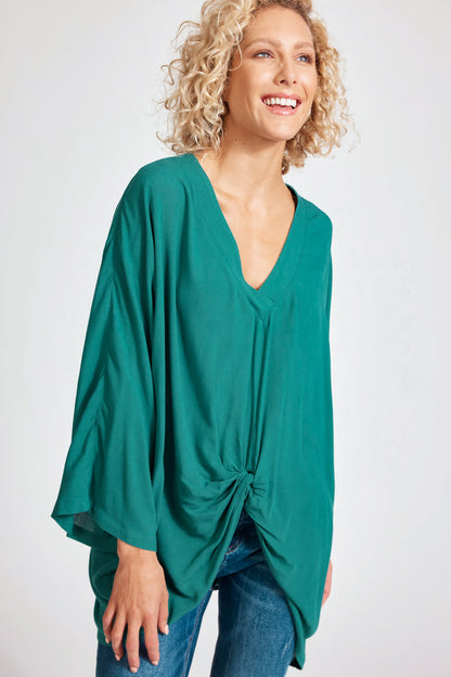 Alegria Twist Top - Lagoon