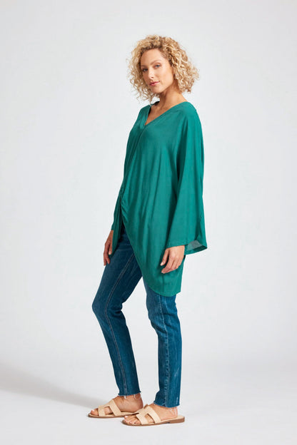 Alegria Twist Top - Lagoon