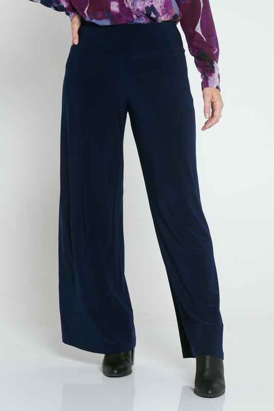 Wide Leg Must Have Pants - Navy