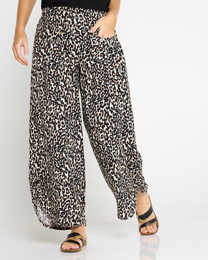 Cheyenne Pants - Leopard Print