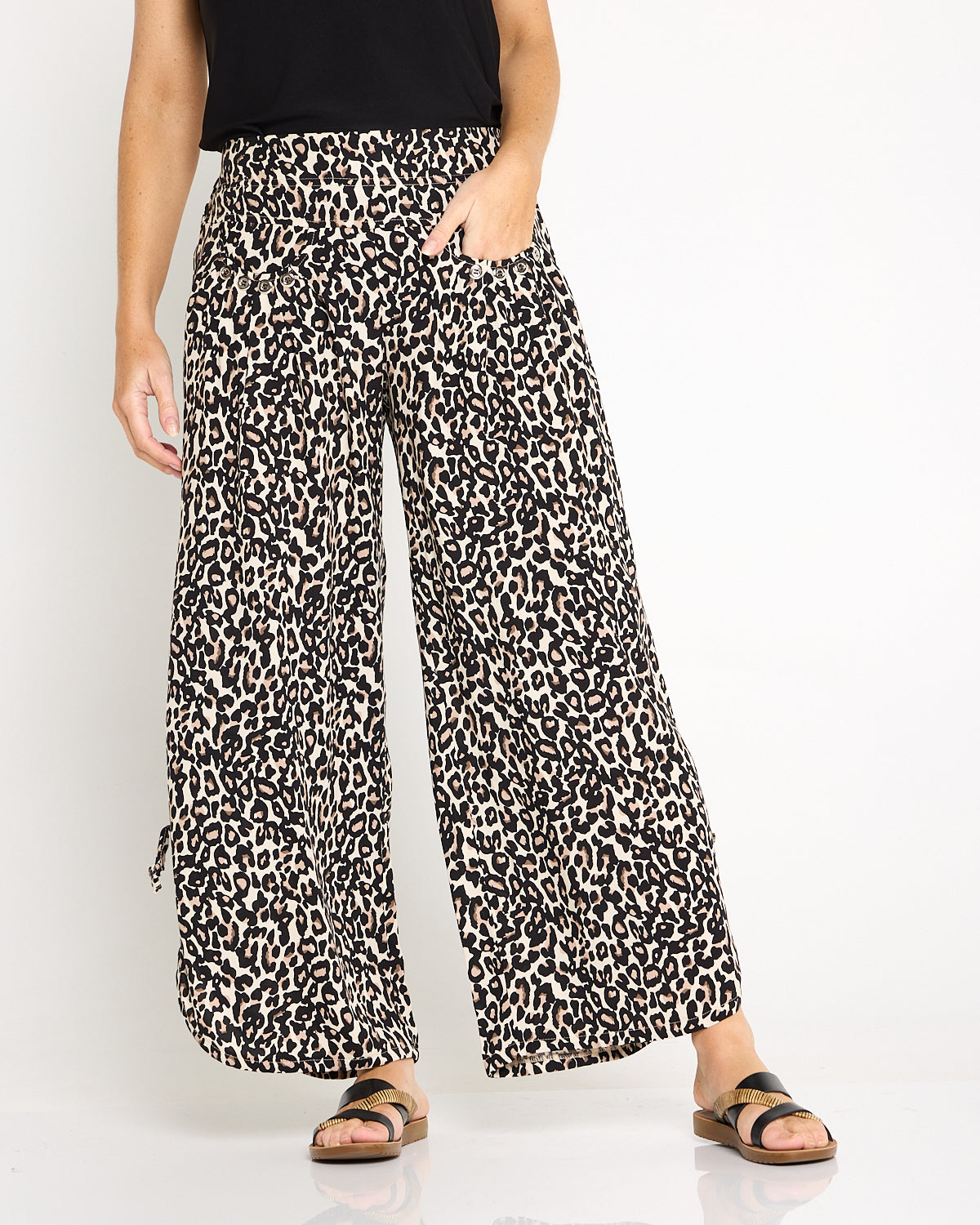 Cheyenne Pants - Leopard Print